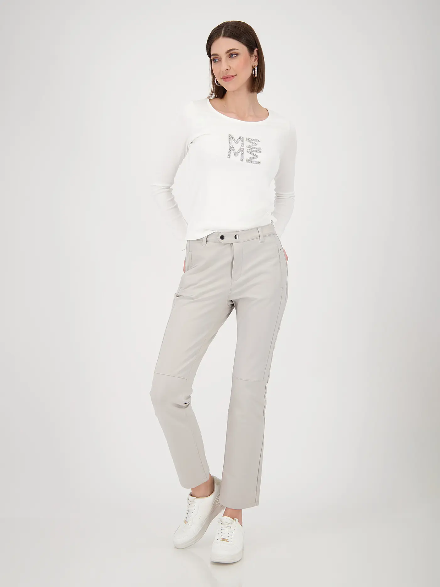 MONARI | Hose in Lederoptik | 